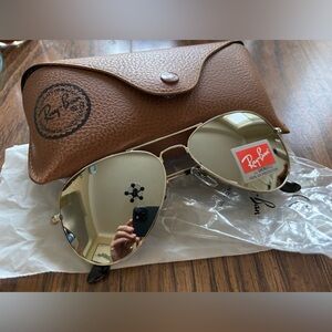 Ray-Ban RB3025 MIRRORED Aviator Classic Sunglasses